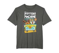 Scooby-Doo The Mystery Machine T-Shirt, Men's Big and Tall, Asphalt Grey, 5X Tall