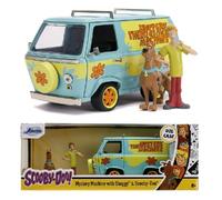 SCOOBY DOO THE MYSTERY MACHINE WITH SHAGGY AND SCOOBY FIGURES JADA 31720 -1/24