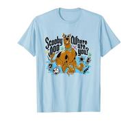 Scooby-Doo Where are You Meddle T-Shirt, Men, Baby Blue, Small