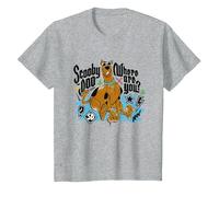 Scooby-Doo Where are You Meddle T-Shirt, Youth, Heather Grey, Small
