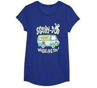 Scooby-Doo Where are You? Mystery Machine T-Shirt, Girls, Royal Blue, X-Small