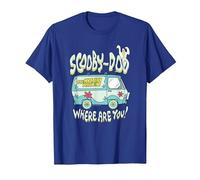 Scooby-Doo Where are You? Mystery Machine T-Shirt, Men, Royal Blue, 3X-Large