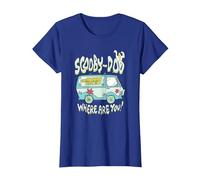 Scooby-Doo Where are You? Mystery Machine T-Shirt, Women, Royal Blue, X-Small