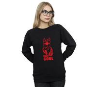 Scooby Doo Women's Crazy Cool Sweatshirt in Black | Size: Large Scooby Doo Black L