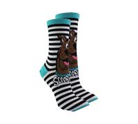 Scooby Doo Women's Funny Cartoon Novelty Socks | Size: 4-8 Scooby Doo Multicolor 4-8