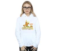 Scooby Doo Women's Hangin With My Chicks Hoodie in White | Size: Large Scooby Doo White L