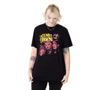 Scooby-Doo! Hex Girls Punk Womens Black Graphic Tee | Short Sleeve T-Shirt | Cartoon Band Retro Apparel | Mystery Inc. Merchandise for Fans & Collectors