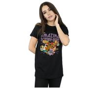 Scooby Doo Women's The Amazing Boyfriend T-Shirt in Black | Size: 3XL Scooby Doo Black 3XL