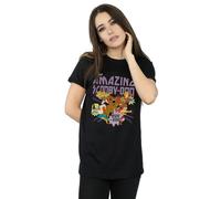 Scooby Doo Women's The Amazing Boyfriend T-Shirt in Black | Size: Medium Scooby Doo Black M