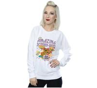 Scooby Doo Women's The Amazing Scooby Sweatshirt in White | Size: Large Scooby Doo White L