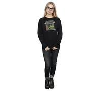 Scooby Doo Women's The Mystery Machine Sweatshirt in Black | Size: Large Scooby Doo Black L