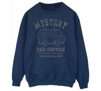 Scooby Doo Women's The Mystery Machine Sweatshirt in Navy | Size: Large Scooby Doo Navy L