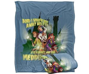 SCOOBY DOO! Wouldve Gotten Away with Officially Licensed Silky Touch Super Soft Throw Blanket 152 x 127 cm