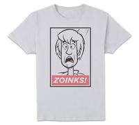 Scooby Doo Zoinks Men's T-Shirt - White | Size: XL Scooby Doo White XL