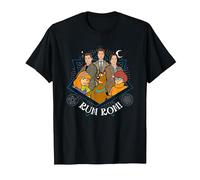 Scooby Natural Group Ruh Roh T-Shirt, Men, Black, 4X-Large