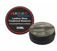 Scooby Paints Leather Shoe Colour Restorer Recolouring Balm Repair Treatment for Faded & Worn Absorbent Leather Furniture, Sofas, Chairs (OLIVE GREY)