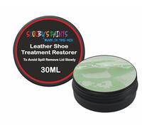 Scooby Paints Leather Shoe Colour Restorer Recolouring Balm Repair Treatment for Faded & Worn Absorbent Leather Furniture, Sofas, Chairs (PASTAL GREEN)
