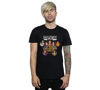 Scoobynatural Men's Characters Star T-Shirt Black Medium