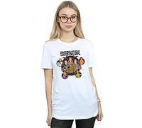 Scoobynatural Women's Characters Star Boyfriend Fit T-Shirt White XX-Large