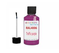 SCOOBYS PAINTS BACK IN THE MIX Anti Rust Direct to Metal Paint Protection prevents Corrosion indoor & Outdoor gloss Finish (30ML Tester Bottle, RAL4006 Traffic purple)