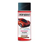 SCOOBYS PAINTS BACK IN THE MIX Basecoat Aerosol Spray Paint For Mercedes C-Class Smaragd Black 1994-2018 Code 189
