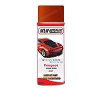 SCOOBYS PAINTS BACK IN THE MIX Basecoat Aerosol Spray Paint For Peugeot 208 Orange Power 2014-2016 Code Knt