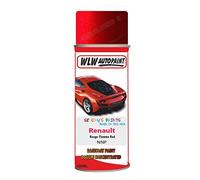 SCOOBYS PAINTS BACK IN THE MIX Basecoat Aerosol Spray Paint For Renault Clio Rouge Flamme Red 2011-2019 Code Nnp