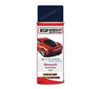 SCOOBYS PAINTS BACK IN THE MIX Basecoat Aerosol Spray Paint For Renault Master Pacific Roy Blue 1995-2015 Code 460