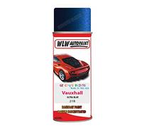 SCOOBYS PAINTS BACK IN THE MIX Basecoat Aerosol Spray Paint For Vauxhall Zafira Ultra Blue 2002-2018 Code 21B