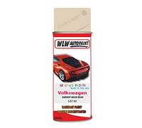 SCOOBYS PAINTS BACK IN THE MIX Basecoat Aerosol Spray Paint For Volkswagen Beetle Harvest Moon Beige 2002-2011 Code Lb1M