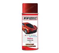 SCOOBYS PAINTS BACK IN THE MIX Basecoat Aerosol Spray Paint For Volvo S40 Flamenco Red 2009-2019 Code 702