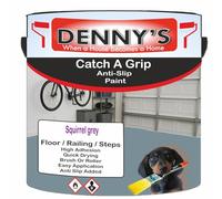 SCOOBYS PAINTS BACK IN THE MIX Catch A Grip Anti Slip Floor Paint - Non Slip Coating for Steps, Railings & Garages - 170 Colours, High Adhesion, Quick Dry, Multiple Sizes (Squirrel grey, 250ml Tin)
