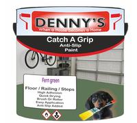 SCOOBYS PAINTS BACK IN THE MIX Catch A Grip Anti Slip Floor Paint - Non Slip Coating for Steps, Railings & Garages - 170 Colours, High Adhesion, Quick Dry, Multiple Sizes (Fern green, 1 Litre Tin)
