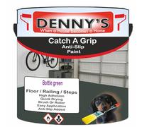 SCOOBYS PAINTS BACK IN THE MIX Catch A Grip Anti Slip Floor Paint - Non Slip Coating for Steps, Railings & Garages - 170 Colours, High Adhesion, Quick Dry, Multiple Sizes (Bottle green, 250ml Tin)