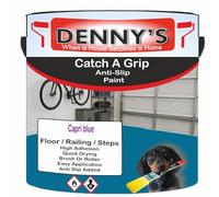SCOOBYS PAINTS BACK IN THE MIX Catch A Grip Anti Slip Floor Paint - Non Slip Coating for Steps, Railings & Garages - 170 Colours, High Adhesion, Quick Dry, Multiple Sizes (Capri blue, 1 Litre Tin)