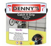 SCOOBYS PAINTS BACK IN THE MIX Catch A Grip Anti Slip Floor Paint - Non Slip Coating for Steps, Railings & Garages - 170 Colours, High Adhesion, Quick Dry, Multiple Sizes (Yellow Mist, 250ml Tin)