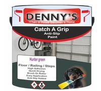 SCOOBYS PAINTS BACK IN THE MIX Catch A Grip Anti Slip Floor Paint - Non Slip Coating for Steps, Railings & Garages - 170 Colours, High Adhesion, Quick Dry, Multiple Sizes (Hunter green, 250ml Tin)