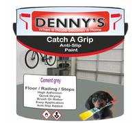 SCOOBYS PAINTS BACK IN THE MIX Catch A Grip Anti Slip Floor Paint - Non Slip Coating for Steps, Railings & Garages - 170 Colours, High Adhesion, Quick Dry, Multiple Sizes (Cement grey, 2.5 Litre Tin)