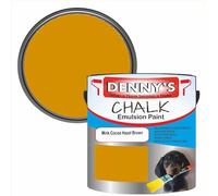 SCOOBYS PAINTS BACK IN THE MIX Chalk Emulsion Matt Paint, Water-Based, No Primer Required, For Walls and Furniture Beige, Brown Bronze, (Mink Cocoa Hazel Brown, 2.5L Tin)