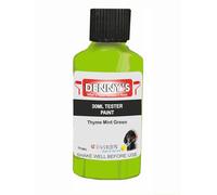 SCOOBYS PAINTS BACK IN THE MIX Chalk Emulsion Matt Paint, Water-Based, No Primer Required, For Walls and Furniture Light Green, (Thyme Mint Green, 30ml Colour Tester)