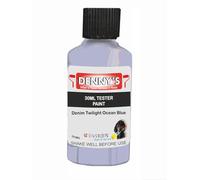 SCOOBYS PAINTS BACK IN THE MIX Chalk Emulsion Matt Paint, Water-Based, No Primer Required, For Walls and Furniture Pastel Blue, (Denim Twilight Ocean Blue, 30ml Colour Tester)