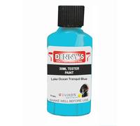 SCOOBYS PAINTS BACK IN THE MIX Chalk Emulsion Matt Paint, Water-Based, No Primer Required, For Walls and Furniture Light Blue, (Lake Ocean Tranquil Blue, 30ml Colour Tester)