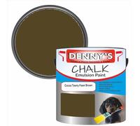 SCOOBYS PAINTS BACK IN THE MIX Chalk Emulsion Matt Paint, Water-Based, No Primer Required, For Walls and Furniture Beige, Brown Bronze, (Cocoa Tawny Fawn Brown, 250Ml Tin)