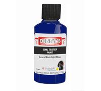 SCOOBYS PAINTS BACK IN THE MIX Chalk Emulsion Matt Paint, Water-Based, No Primer Required, For Walls and Furniture Dark Blue, (Azure Moonlight Blue, 30ml Colour Tester)