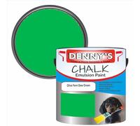 SCOOBYS PAINTS BACK IN THE MIX Chalk Emulsion Matt Paint, Water-Based, No Primer Required, For Walls and Furniture Light Green, (Olive Fern Dew Green, 1L Tin)