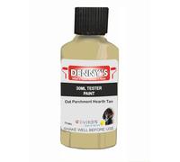 SCOOBYS PAINTS BACK IN THE MIX Chalk Emulsion Matt Paint, Water-Based, No Primer Required, For Walls and Furniture Tan, Yellow, (Oat Parchment Hearth Tan, 30ml Colour Tester)