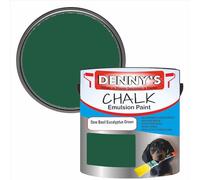 SCOOBYS PAINTS BACK IN THE MIX Chalk Emulsion Matt Paint, Water-Based, No Primer Required, For Walls and Furniture Green, (Dew Basil Eucalyptus Green, 2.5L Tin)