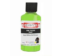 SCOOBYS PAINTS BACK IN THE MIX Chalk Emulsion Matt Paint, Water-Based, No Primer Required, For Walls and Furniture Light Green, (Basil Willow Soft Green, 30ml Colour Tester)