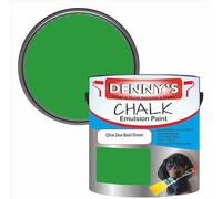 SCOOBYS PAINTS BACK IN THE MIX Chalk Emulsion Matt Paint, Water-Based, No Primer Required, For Walls and Furniture Green, (Olive Dew Basil Green, 250Ml Tin)