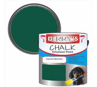 SCOOBYS PAINTS BACK IN THE MIX Chalk Emulsion Matt Paint, Water-Based, No Primer Required, For Walls and Furniture Green, (Fresh Fern Dew Green, 250Ml Tin)
